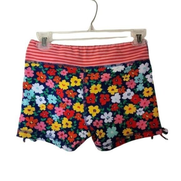 Hanna Andersson Play + Tumble Shorts Floral NWT size 150 size 12 Years Girls - Picture 4 of 5